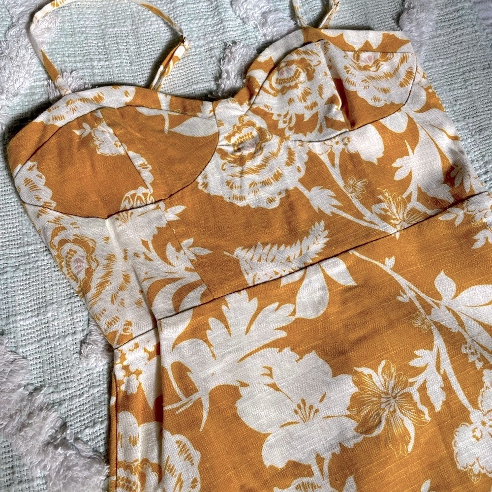 NWOT Yellow Mod 1960’s Style Dress